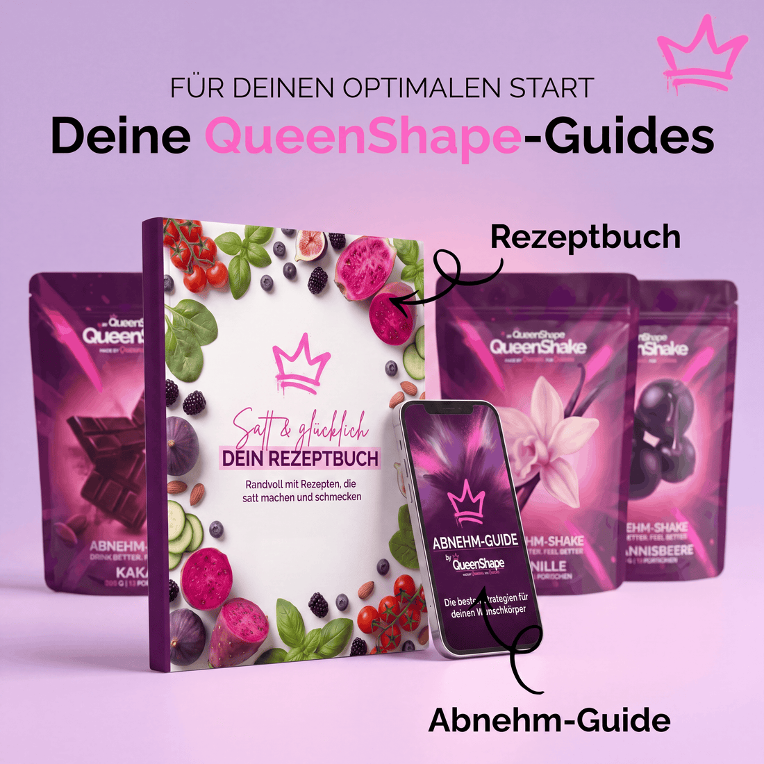 QueenShake Zubereitung in 30 Sekunden